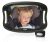 Prolyr Espejo retrovisor coche bebé LED – Espejo asiento trasero coche para bebé, Luz LED, Seguro, Irrompible, Mando a distancia, Fácil instalación, Universal, Rotación 360°, Nuevo diseño (Negro)